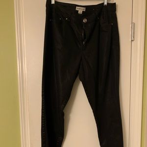 Tribal Shimmery Black Jeans